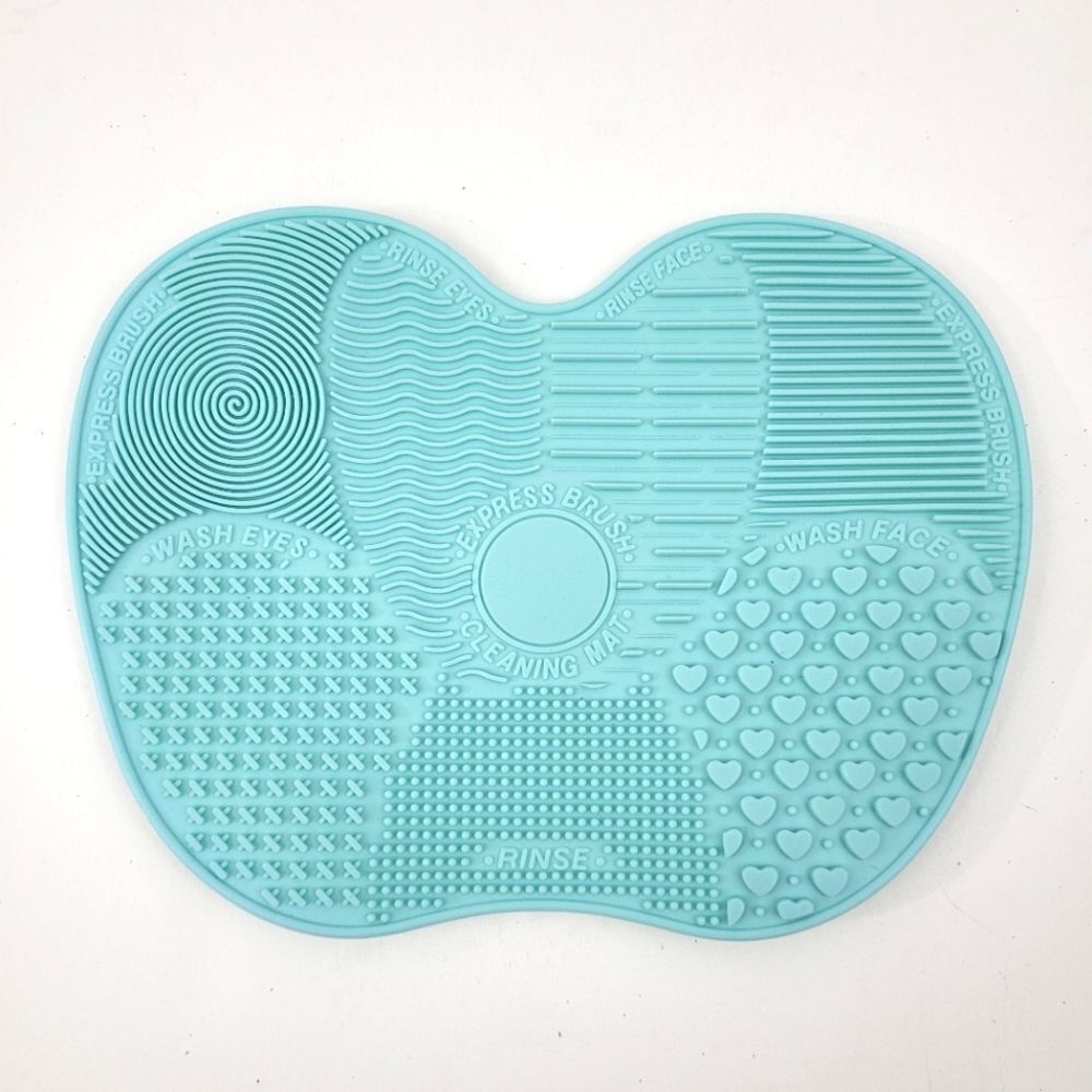 Express brush silicone cleaning mat